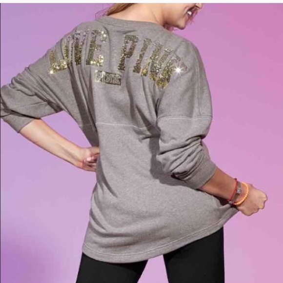 PINK Victoria's Secret Sweaters - Xs VS PINK ombré crew neck